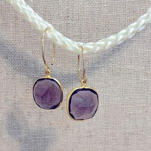 Amelia Rose amethyst earrings
